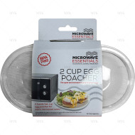 2 Cup Egg Poacher clear - PC Plastic