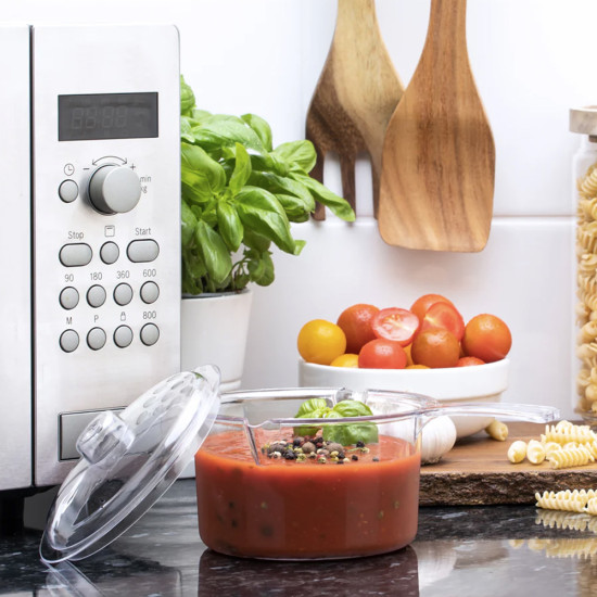 0.85lt Large clear saucepan image