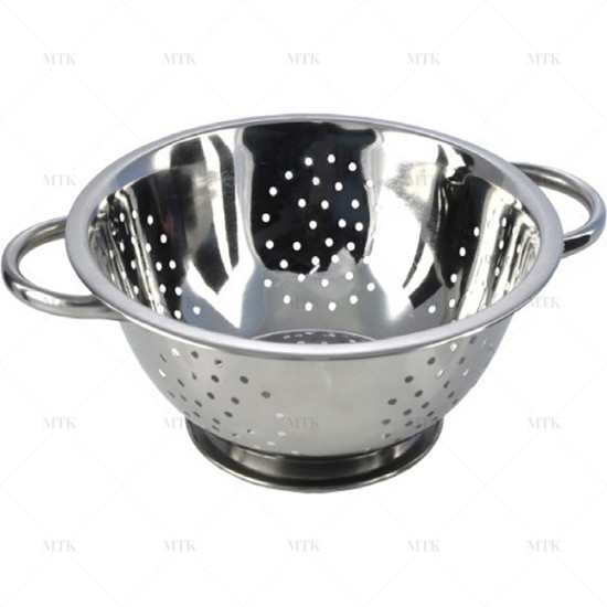 24cm Stainless Steel Colander two side handles image