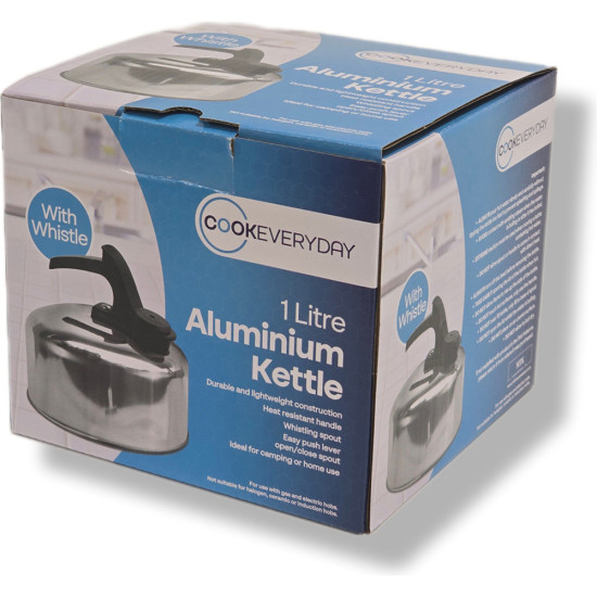 1L Polished Whistling Kettle KETTLE image
