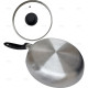 24cm Polished Fry Pan with Glass Lid image