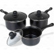 3pc Carbon Steel Non-Stick Sauce Pan Set SAUCE PANS image