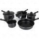 5pc Carbon Steel Non-Stick Sauce Pan Set image
