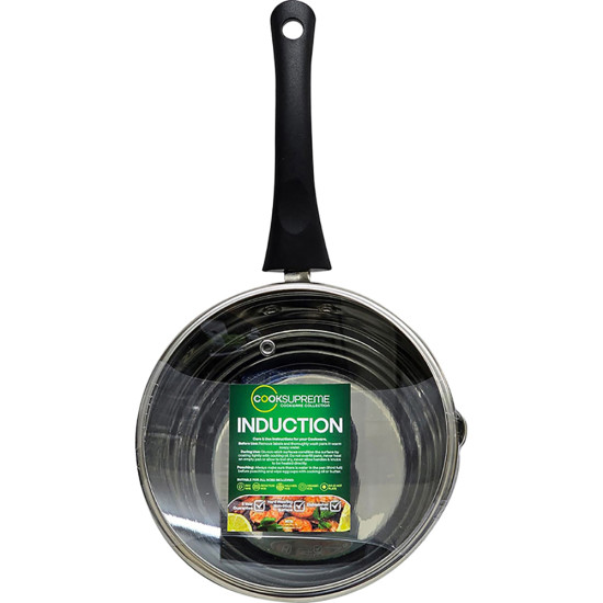 16cm SS Sauce Pan with Glass Lid SAUCE PANS image
