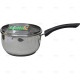 20cm SS Sauce Pan with Glass Lid image