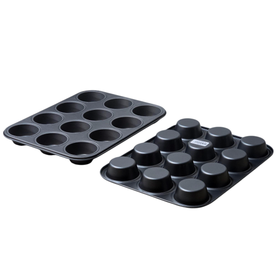 12 Cup Deep Muffin Pan OVEN TRAY image