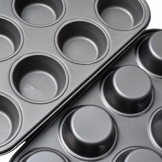 12 Cup Deep Muffin Pan OVEN TRAY image