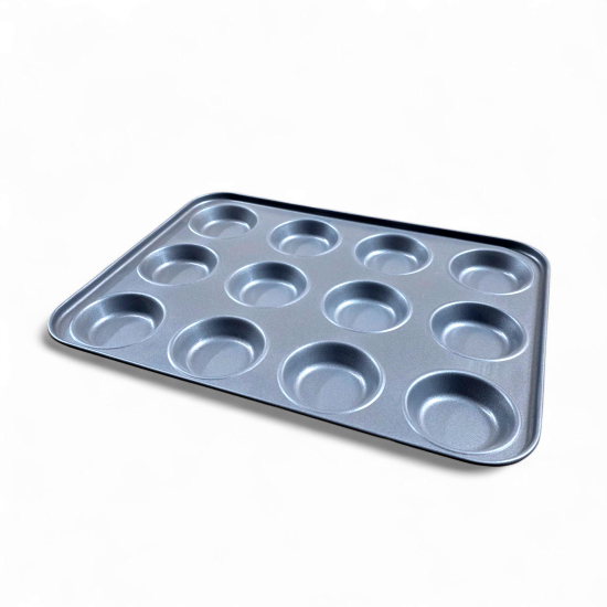 12 Cup Deep Bun OVEN TRAY image