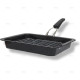 35cm Vitreous Enamel Grill pan with Detachable Handle image