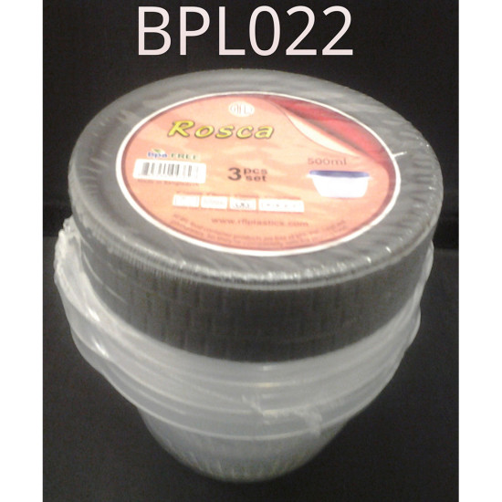 ROSCA CONTAINER 0.5L 3PCS SET 911682 -Cannisters image