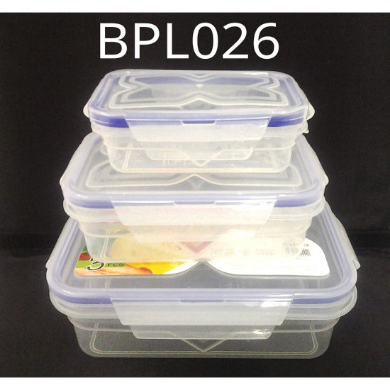 AROMA 3PC CONTAINER SET 1.3-0.65-3LT LOCK LOCK image