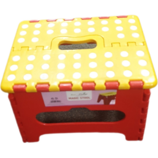 FOLDING STOOL SMALL HIGHT 21.5 CM WIDTH 28 CM X 20.5 CM -Stools image