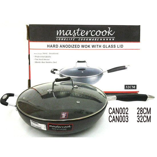 28 CM ANODISED WOK BOXED image