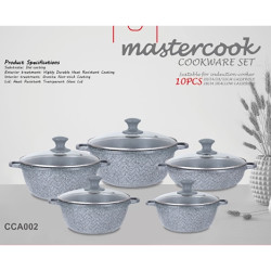 DIE CAST SET 5PC CASSEROLE GREY