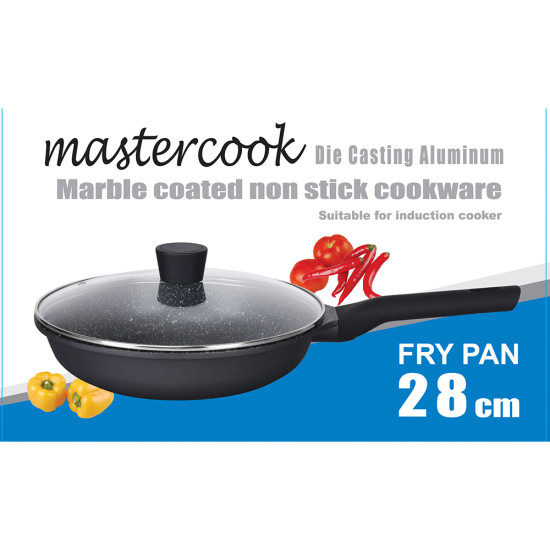 DIE CAST FRYPAN & LID 28 CM -Die cast image