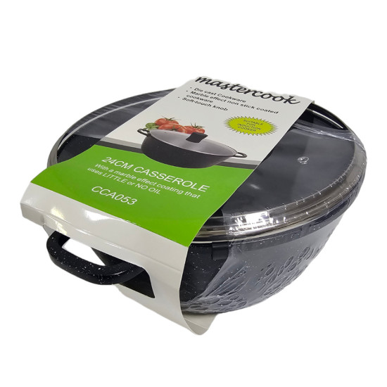 DIE CAST CASSEROLE IN SHRINK WRAP SIZE 24 CM image