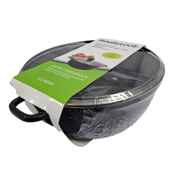 DIE CAST CASSEROLE IN SHRINK WRAP SIZE 28 CM