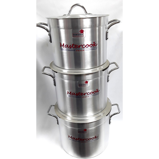 TALL BOILING POT SET 24-26-28CM - Assorted caterware image