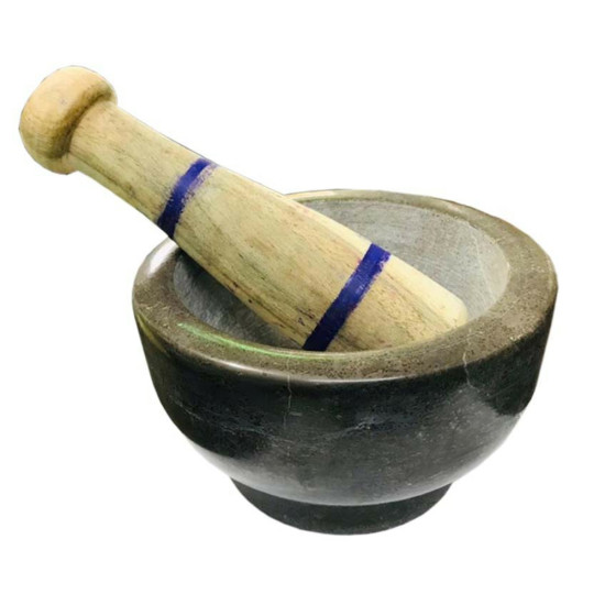 STONE PESTLE 8 INCH SET -Assorted houseware image