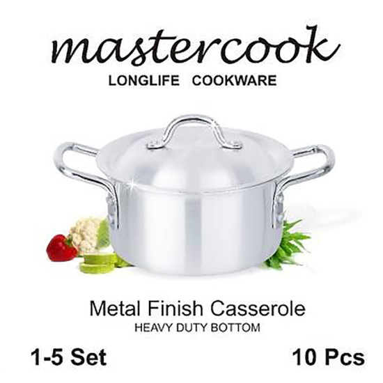 MASTERCOOK ROYAL SET 5-10 6PC -Aluminium image