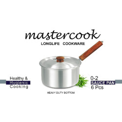MASTERCOOK 0-2 WOODEN SAUCEPAN SET