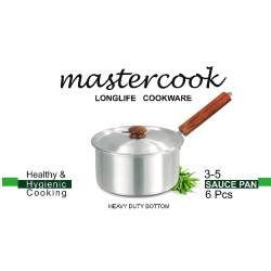 MASTERCOOK 3-5 WOODEN SAUCEPAN SET