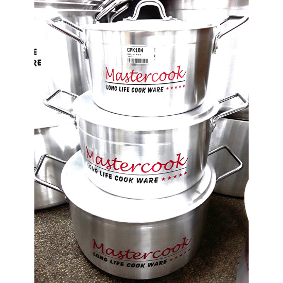  MASTERCOOK REGAL SET 3PC 4-6-8 -Aluminium image