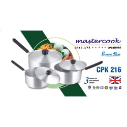 MARC PLASTIC  HANDLE STEWPAN SET SIZE 16-18-20 CM HEAVY TYPE