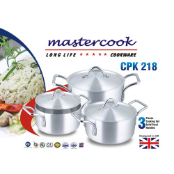 MARC CASSEROLE SET SET SIZE 16-18-20 CM HEAVY TYPE