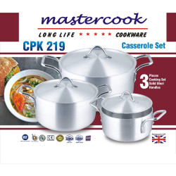 MARC CASSEROLE SET SET SIZE 22-24-26 CM HEAVY TYPE