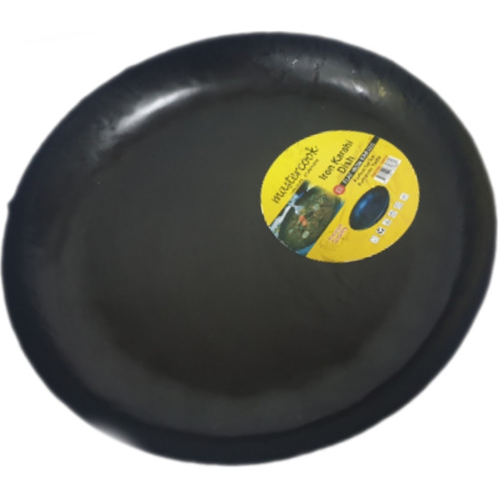 FLAT IRON KARHAI 13 INCH WITHOUT HANDLE ROUND image