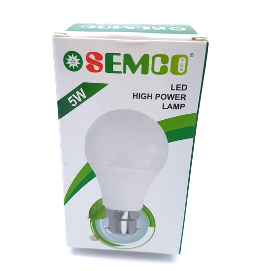 LED BALL BULB 5W B22 image