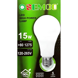 LED BALL BULB 15W B22