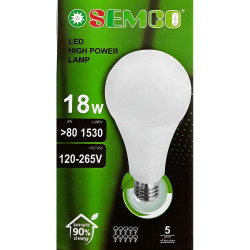 LED BULB 18W B22