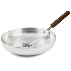 FRYPAN 24 CM  TEAK HANDLE PLAIN