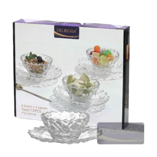 DELI SOGA BOWL & PLATE SET 12 PCS image