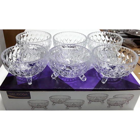 6PC FOOTED BOWL SET DSTG25/L6 image