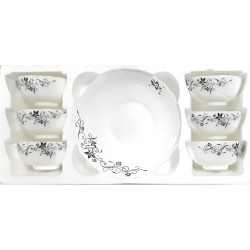 OPAL 7 PCS FRUIT SET BLACK PRINT