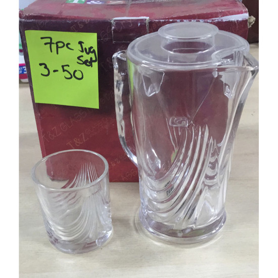 CRYSTAL LOOK 7 PCS JUG SET (SU0903) image