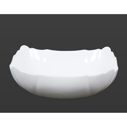 CEREAL BOWL WHITE OPAL SQUARE 7 INCH 