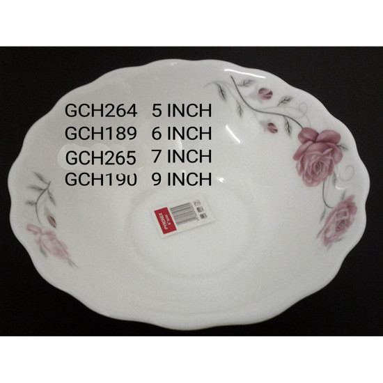  6 INCH BOWL PINK 13019 image