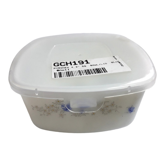 4.2 INCH SQ BOWL/LID BLUE 9801 image