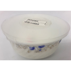 5.5 INCH  BOWL AND LID BLUE