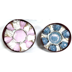 LUSTER 12 PCS TEASET ASSORTED COLOURS