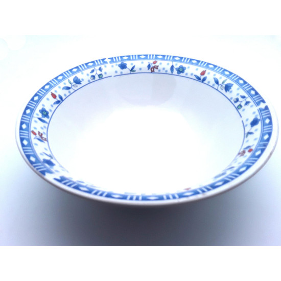 BOWL 8 INCH BLUE PRINT DX -Plates & bowls image