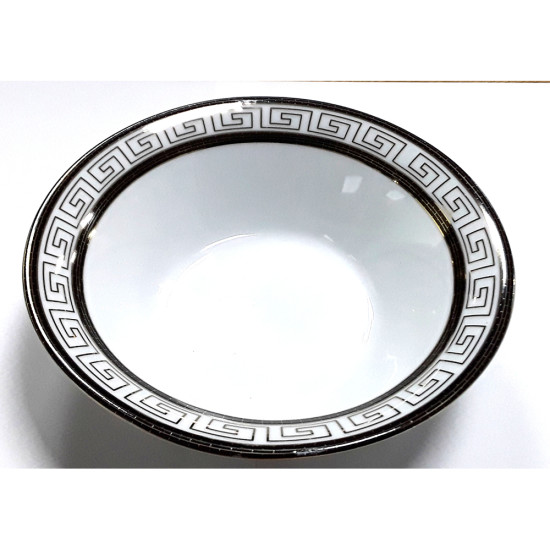 AZTEC CEREAL BOWL GOLD PRINT -Ceramic plates image