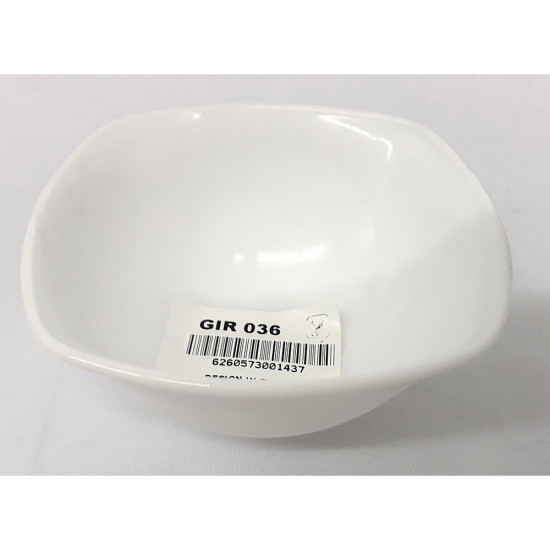 SQUARE WHITE 12CM BOWL image