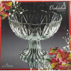 ORKIDHAH FOOTED GLASS BOWL 