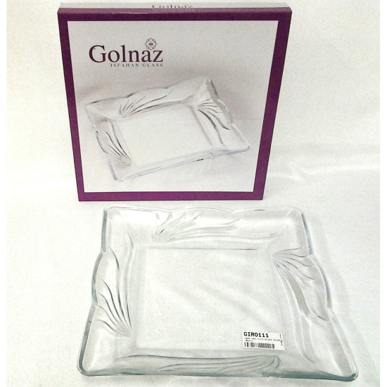 GOLNAZ 581LARGE CAKE PLATE SQUARE [6260412558023] image