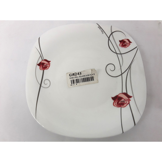 ROSE OPAL SQUARE SIDE PLATE image